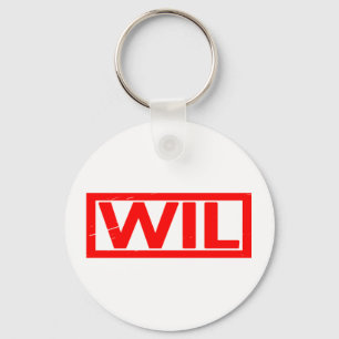 Wil Stamp Keychain
