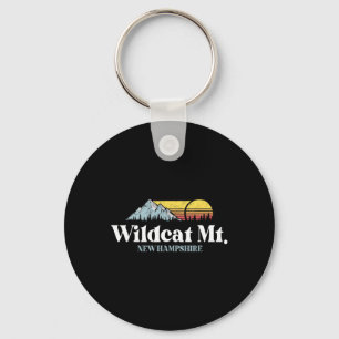 Wilat Mountain, New Hampshire, Ski Slopes Snowboar Keychain