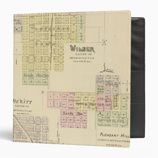 Wilber, Nebraska Binder (Front/Inside)