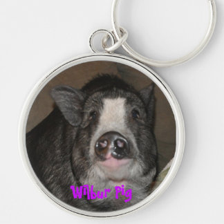 Wilbur Pig Keychain