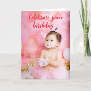 WILD ABANDON BIRTHDAY CARD