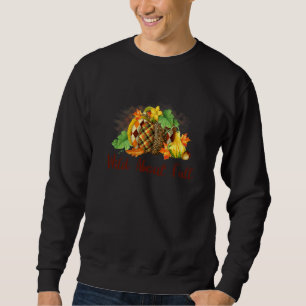 Wild About Fall Leopard Pumpkin Fall Vibes Hello F Sweatshirt