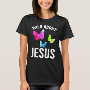 Wild About Jesus Vbs Sunday School Teacher Butterf T-Shirt