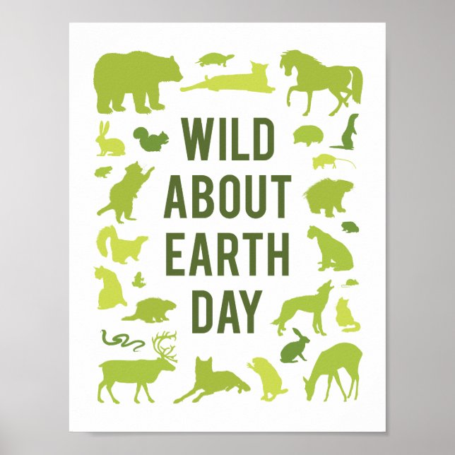 Wild About Jour des terres Poster (Devant)