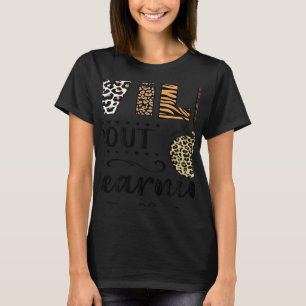 Wild About Learning Teacher Back To School V neck T-Shirt