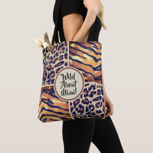 Wild About Mimi animal print Tote Bag