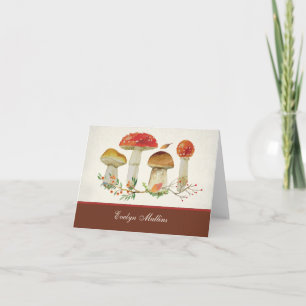 Wild About Mushrooms Note Card