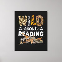 Wild About Reading Books And Bookworm Library
