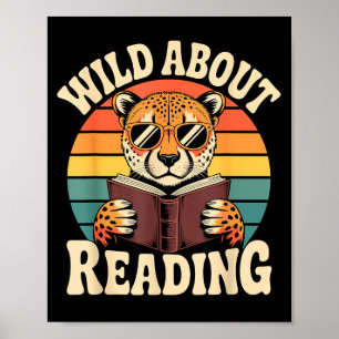 Wild about reading funny reading week  poster