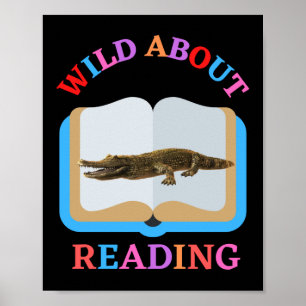 WILD ABOUT READING POSTER