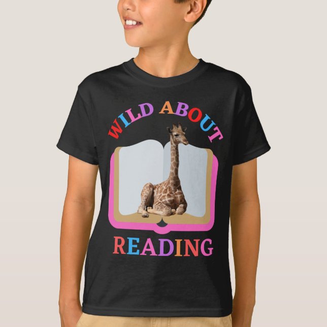 WILD ABOUT READING T-Shirt (Front)