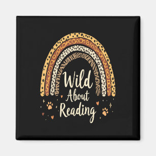 Wild About Reading - Teacher Back To School Rainbo Magnet