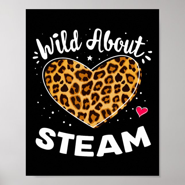 Wild About Steam Leopard Squad Stem Byck To School Poster (Front)