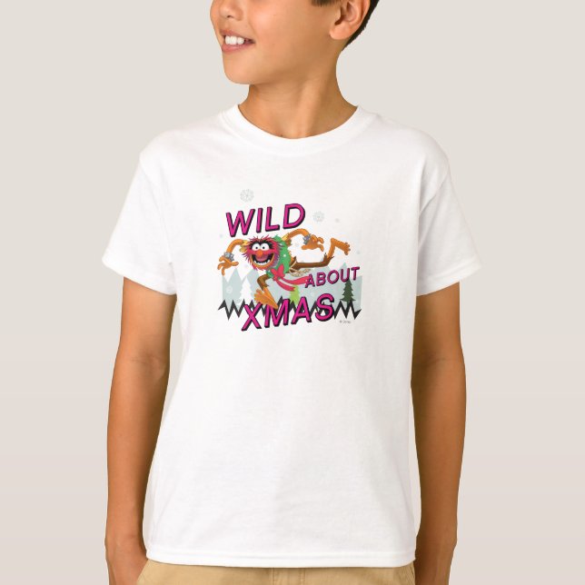 Wild about Xmas T-Shirt (Front)