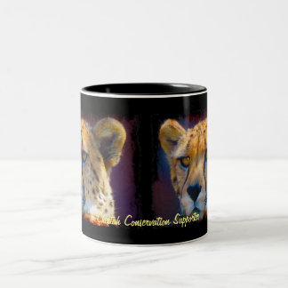 Wild Africa Animal-lovers Big Five Cheetah Two-Tone Coffee Mug