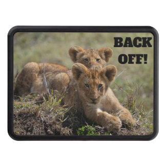 Wild African Lion Cubs Wallets Trailer Hitch Cover