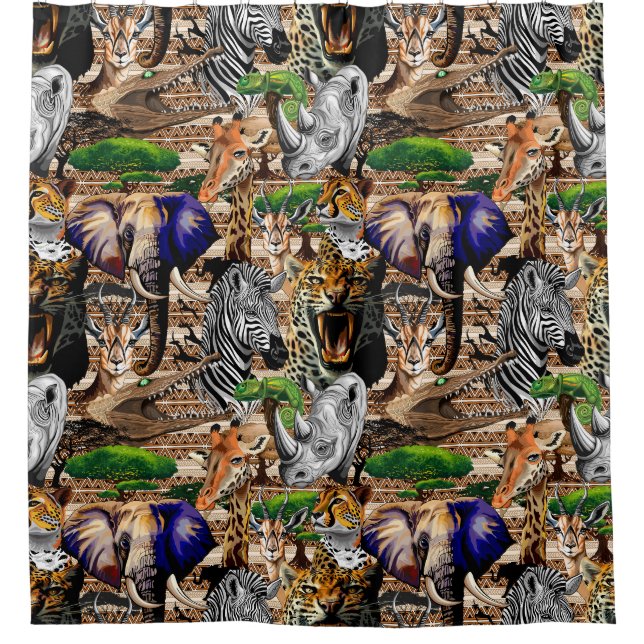 Wild African Savanna Animals (Front)