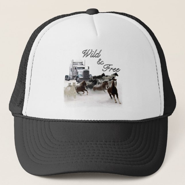Wild &amp; Free Trucker Hat (Front)