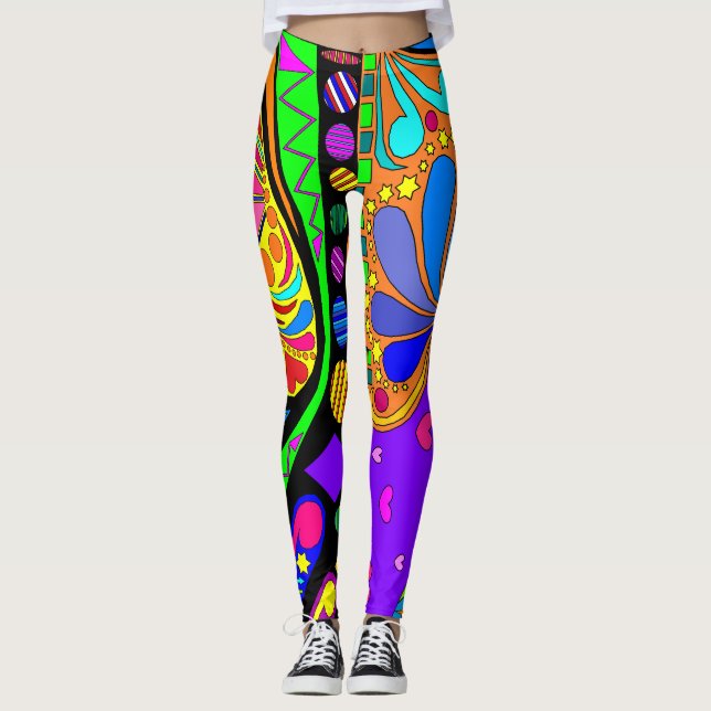 Wild and Crazy Leggings (Front)