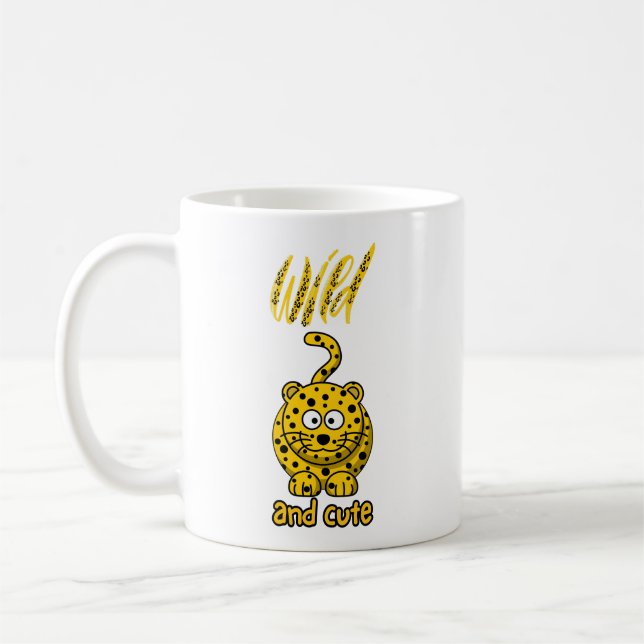 WILD AND CUTE COFFEE MUG (Left)