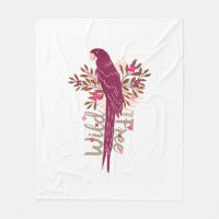 Wild and Free Ara Parrot Tropical Leaves
