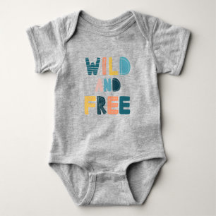 Wild and Free Baby Bodysuit