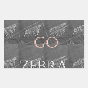 Wild and Free Let's Go!: A Zebra's Journey Sticker