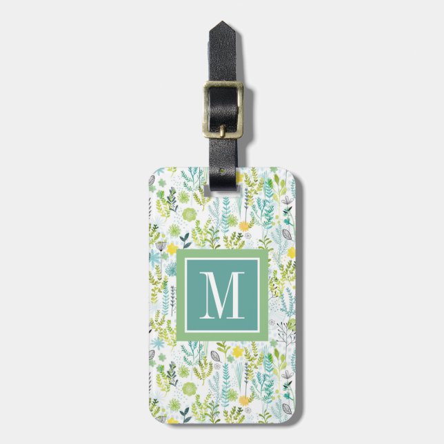 Wild and Free Pattern Luggage Tag (Front Vertical)