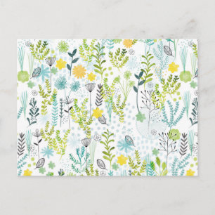 Wild and Free Pattern Postcard
