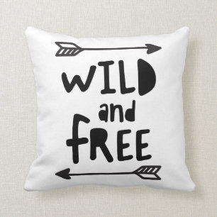 Wild and Free Pillow