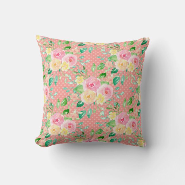 Wild and Free Throw Pillow (Front)