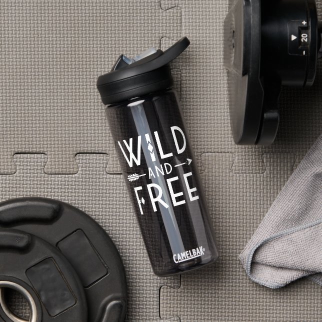 Wild and Free Water Bottle (Gym)
