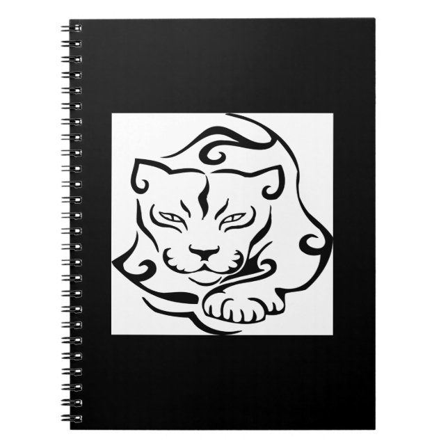 Wild and Gorgeous Cougar Notebook (Front)