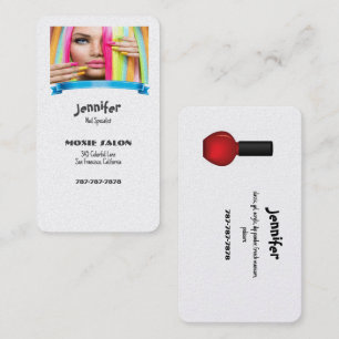 Wild and Sassy Hairstylist & Nail Tech  Business Card
