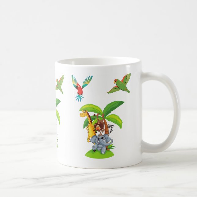 wild animal mugs (Right)