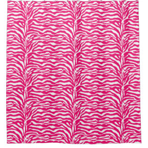 Wild Animal Print, Zebra in Fuchsia Pink and White