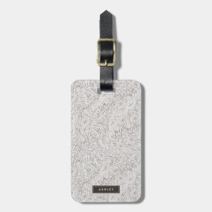 Wild Animal Skin Pattern Luggage Tag