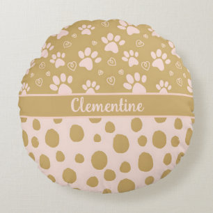 Wild Animal Skin Round Pillow