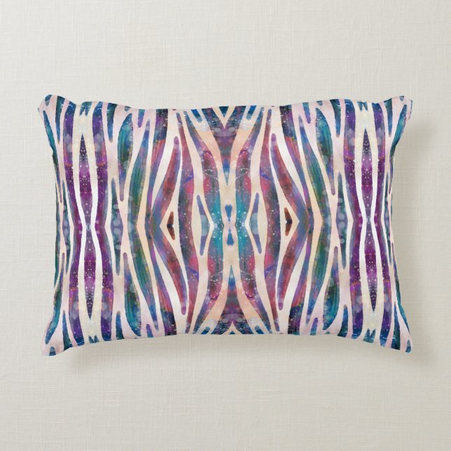 Wild Animal Stripe Accent Pillow (Front)