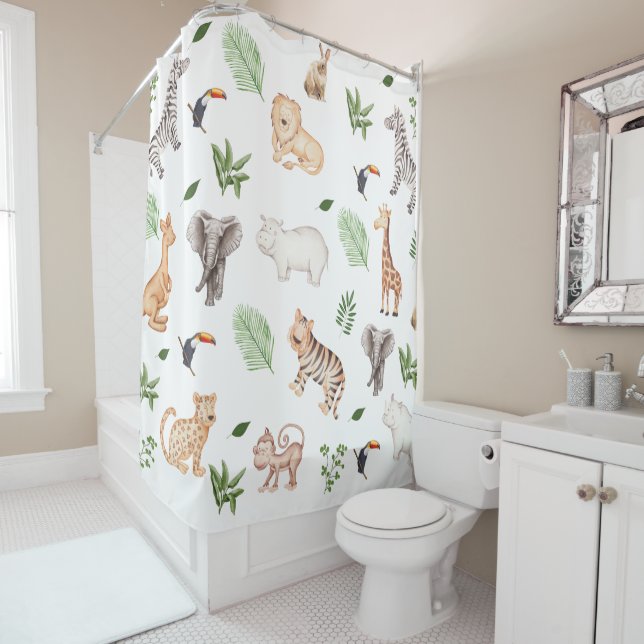 wild Animal With Jungle Tree pattern (In Situ)