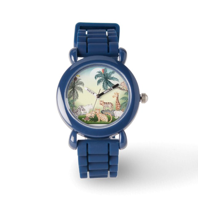 wild Animal With Jungle Tree Watch (Front)