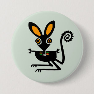 Wild animals -  BILBY - Marsupial- Wildlife - 3 Inch Round Button