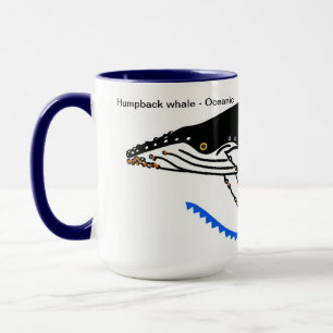 Wild animals - Cool  Humpback WHALE - Oceans Mug
