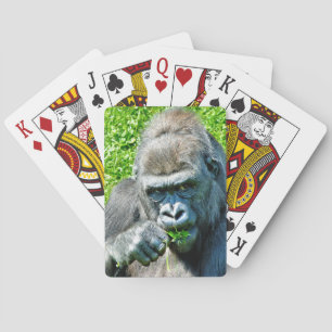 WILD ANIMALS - GORILLAS PLAYING CARDS