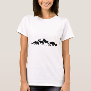 Wild Animals of Yellowstone T-Shirt