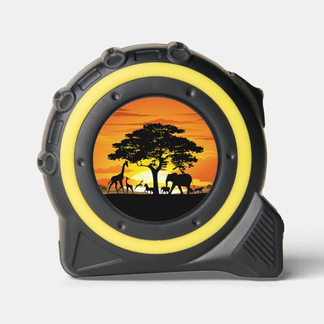 Wild Animals on African Savanna Sunset 1 (Front)