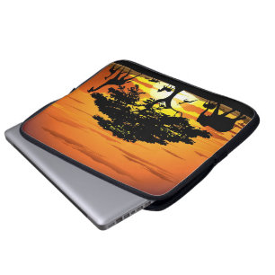 Wild Animals on Savannah Sunset  Electronics Bag