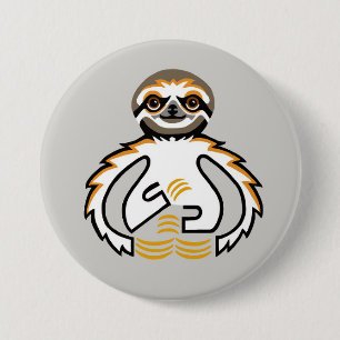 Wild animals - SLOTH -Conservation - Nature 3 Inch Round Button