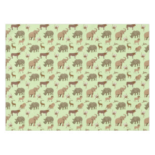 Wild animals tablecloth