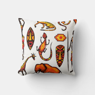 Wild Animal's Throw Pillow